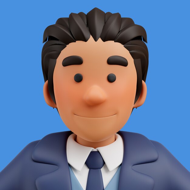 representación 3d de avatar