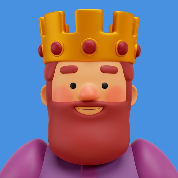 representación 3d de avatar
