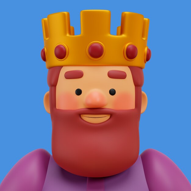 representación 3d de avatar