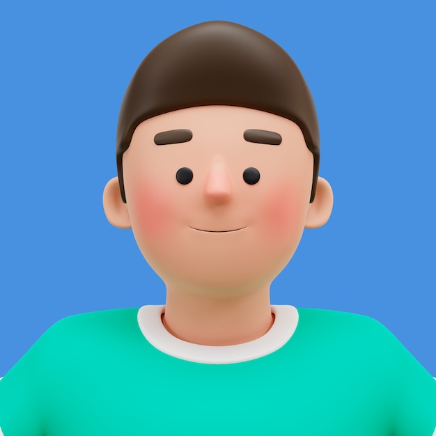representación 3d de avatar