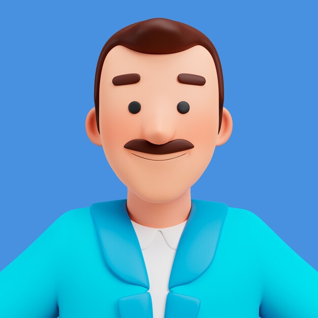 representación 3d de avatar