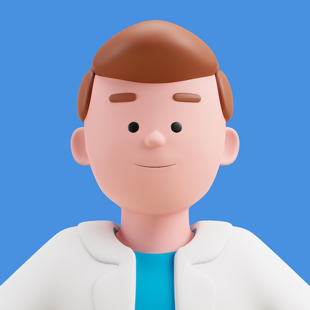 representación 3d de avatar
