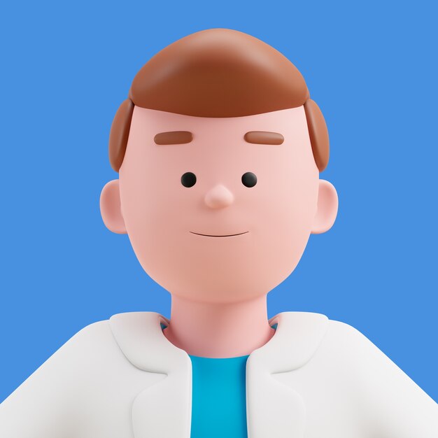 representación 3d de avatar