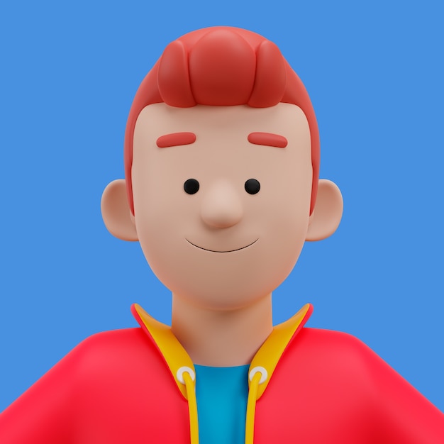 representación 3d de avatar