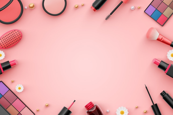 PSD gratuito representación 3d de banner de belleza