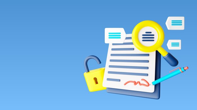 representación en 3D del concepto de negocio