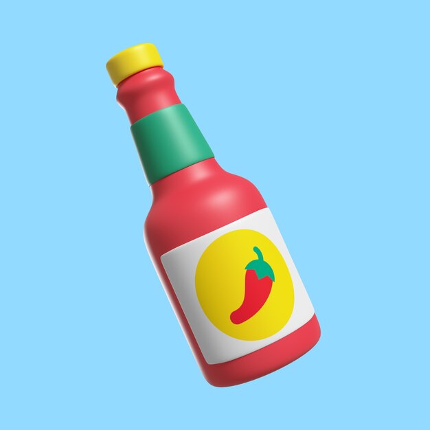 Representación 3D del diseño del icono de México