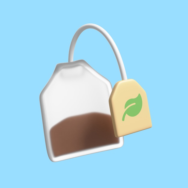 PSD gratuito representación 3d del icono de la cafetería.