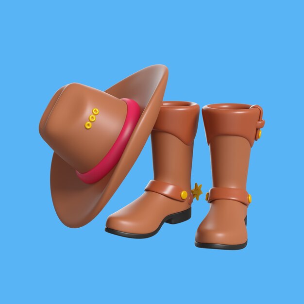 Representación 3D del icono de EE. UU.