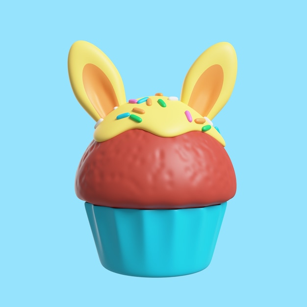 Representación 3D del icono de Pascua