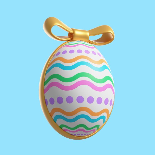 Representación 3D del icono de Pascua