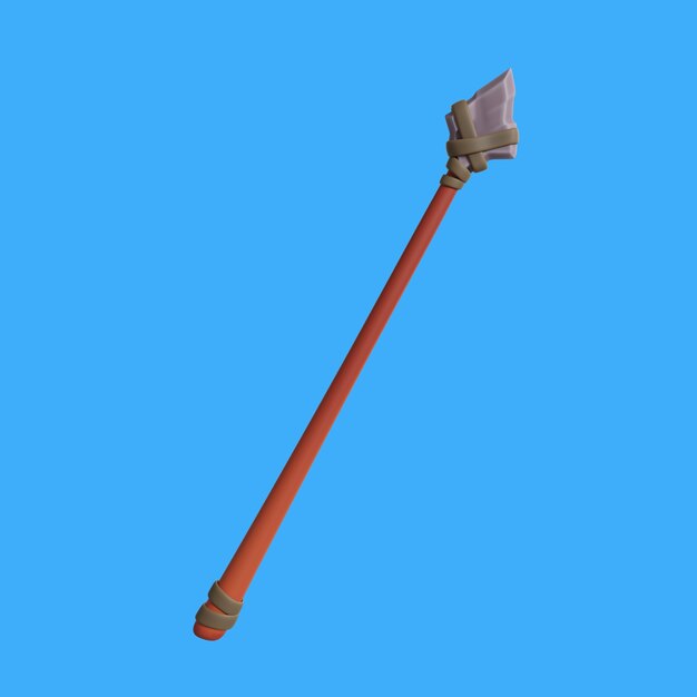 Representación 3D del icono prehistórico