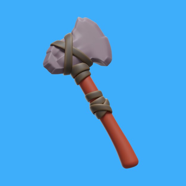 Representación 3D del icono prehistórico