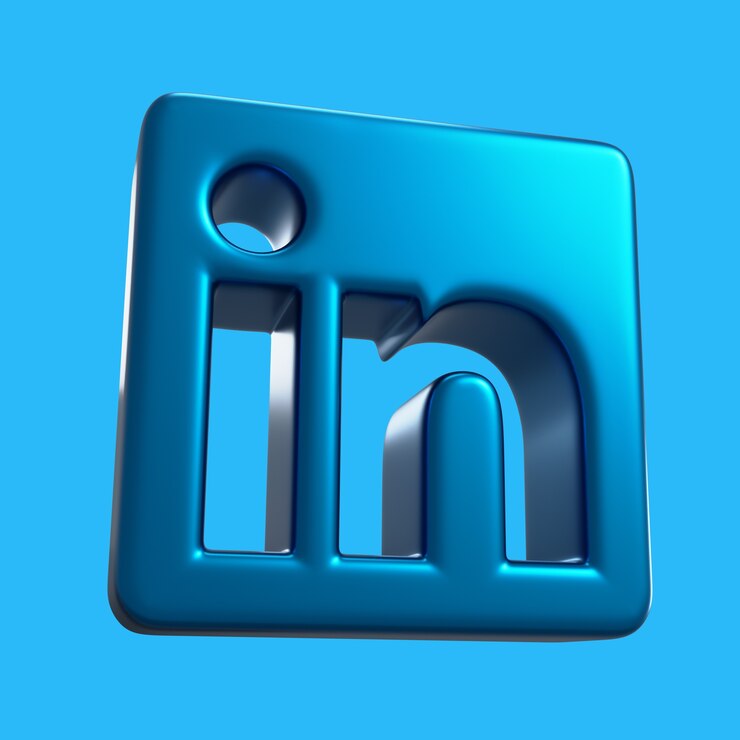 PSD gratuito representación 3d del icono de las redes sociales