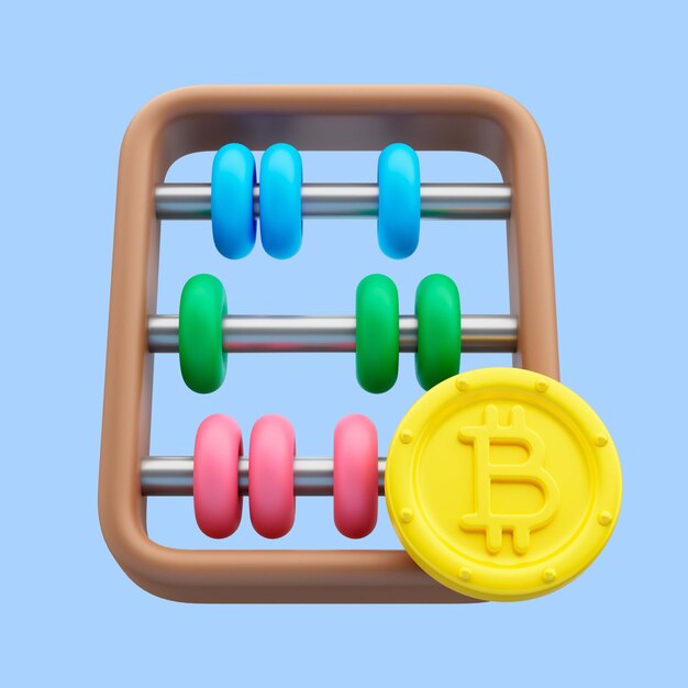 Representación 3D del icono de viaje de costos