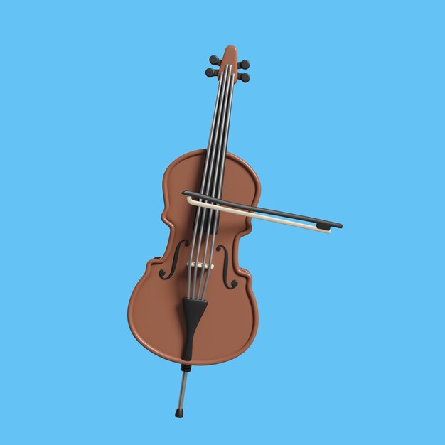 Representación 3D del instrumento de icono