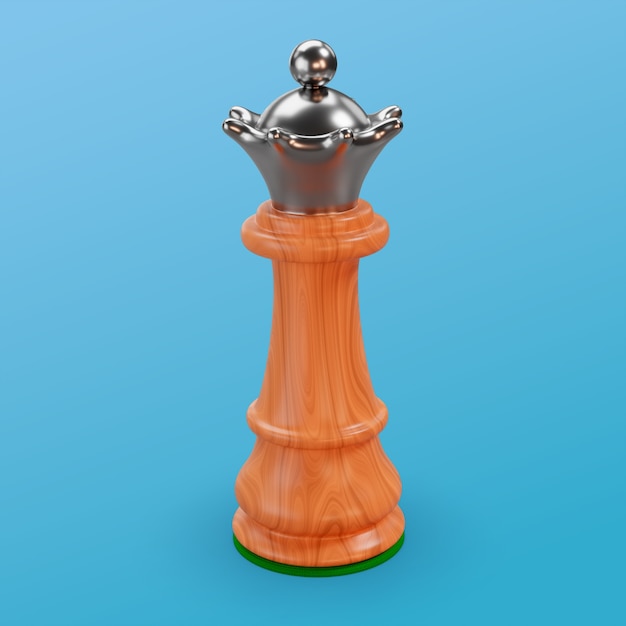 Representación 3D de piezas de ajedrez