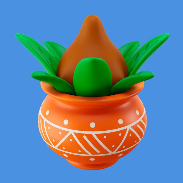 Representación del icono del festival holi