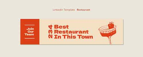 Gratis PSD restaurant template design