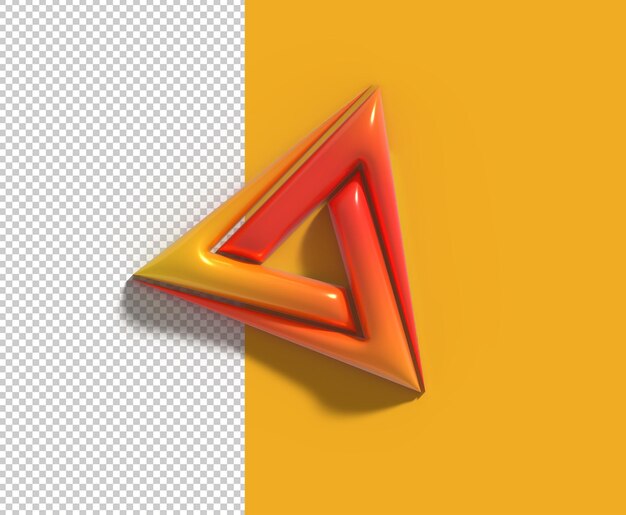 Resumen 3d Web Logo Tipográfico Psd Transparente