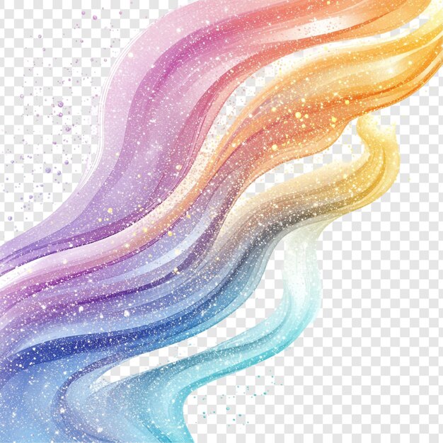 Resumen de las olas brillantes del arco iris de fondo