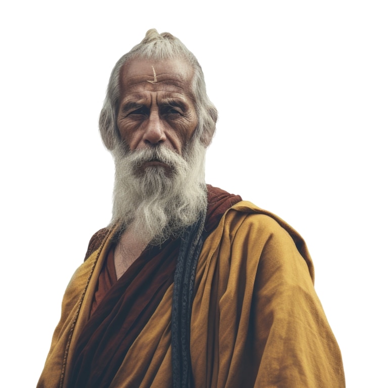 PSD gratuito retrato de un anciano en su vejez