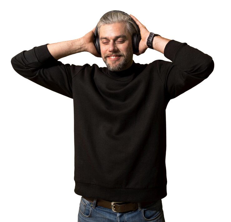 PSD gratuito retrato de hombre de mediana edad
