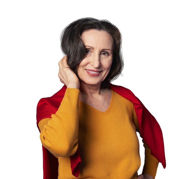 PSD gratuito retrato de una mujer anciana