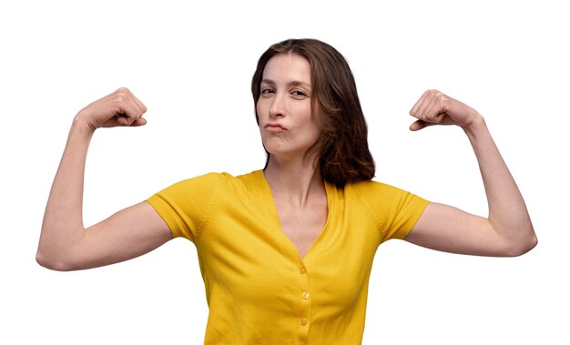Retrato de una mujer de mediana edad