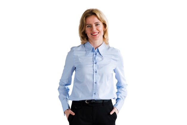 Retrato de mujer de negocios
