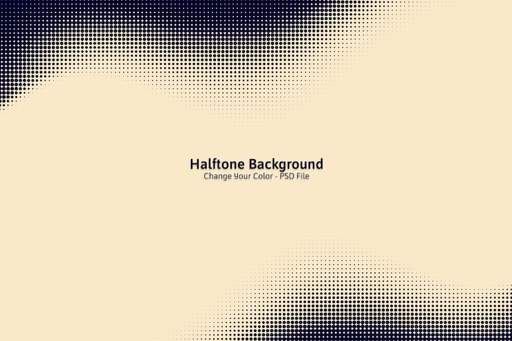 PSD Gratis retro comic background halftone dots pop art style