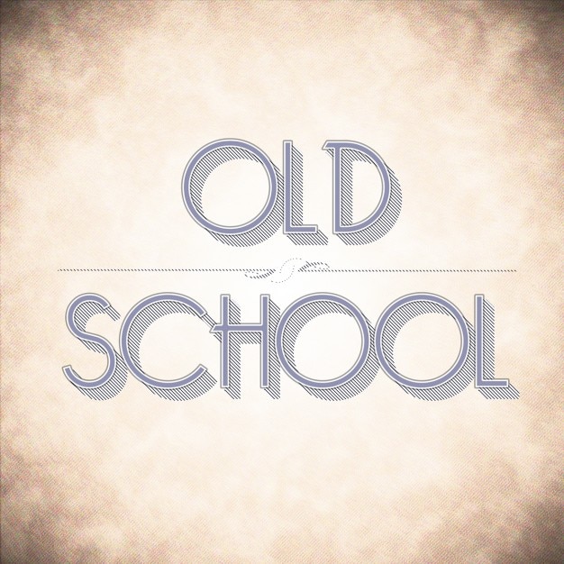 PSD gratuito retro disegno lettering