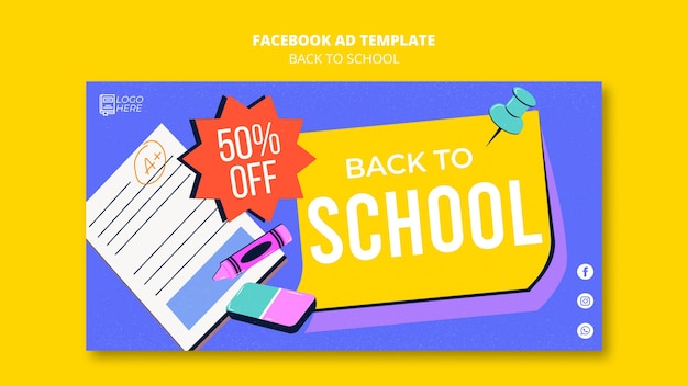 Ritorno a scuola modello facebook