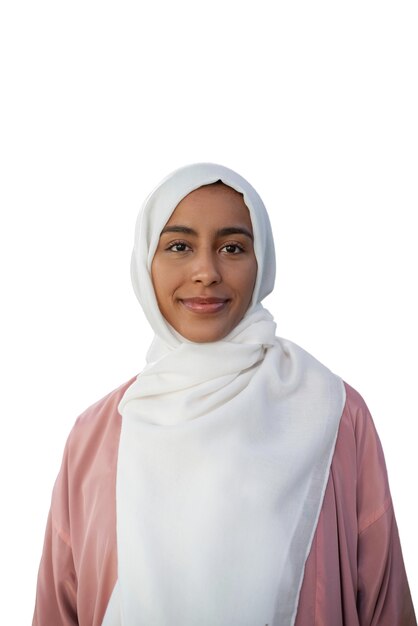 Ritratto di donna che indossa l'hijab