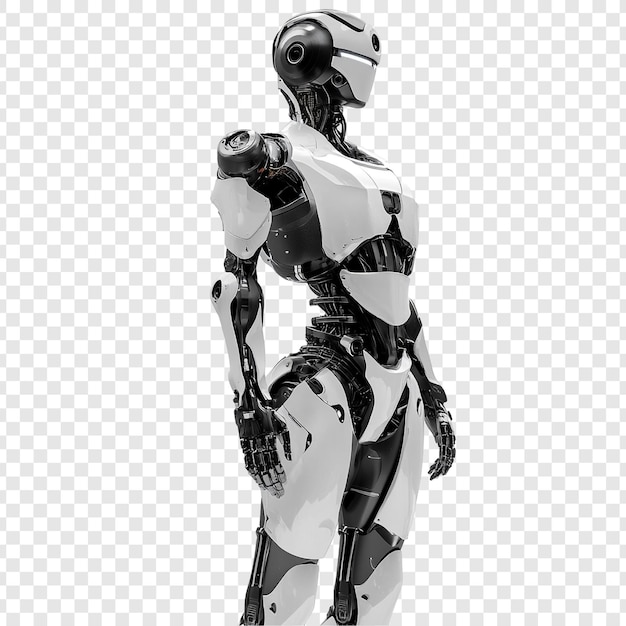 Robot femenina futurista Un vistazo a la robótica avanzada