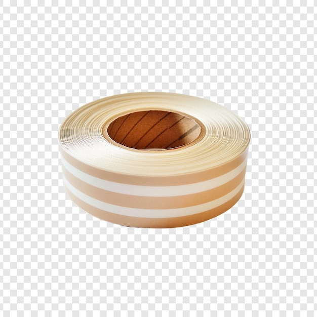 Rollos de cinta adhesiva de rayas beige y blanca