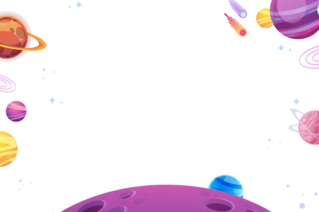 Ruimte-elementen, waaronder planeten