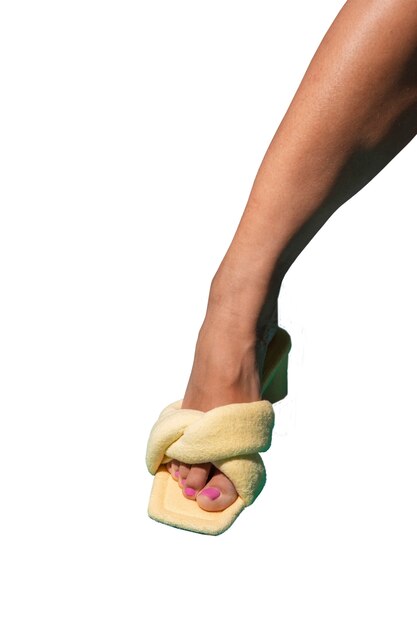 Una rutina aislada de cuidado de las uñas