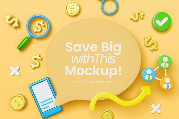 PSD Gratis sales banner design mockup