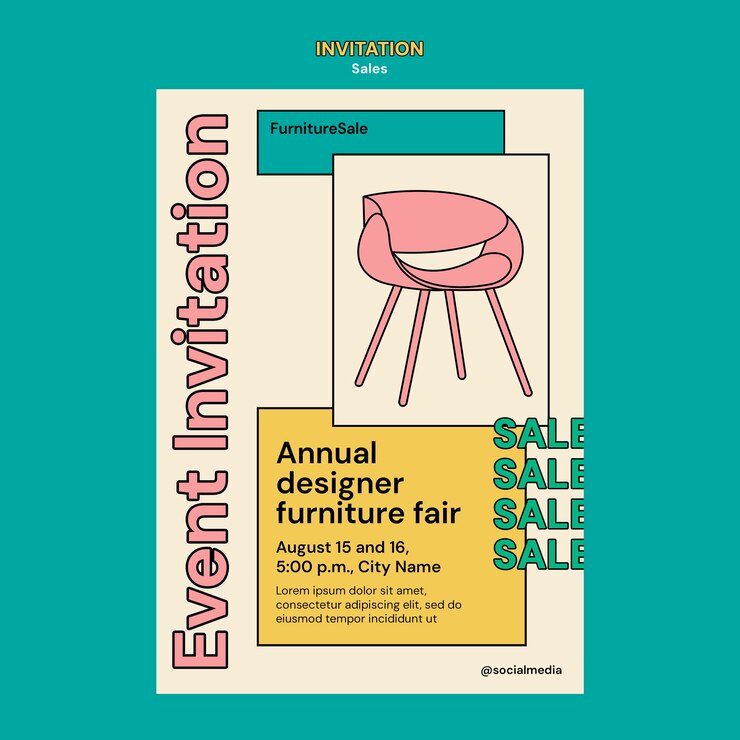 PSD Gratis sales template design