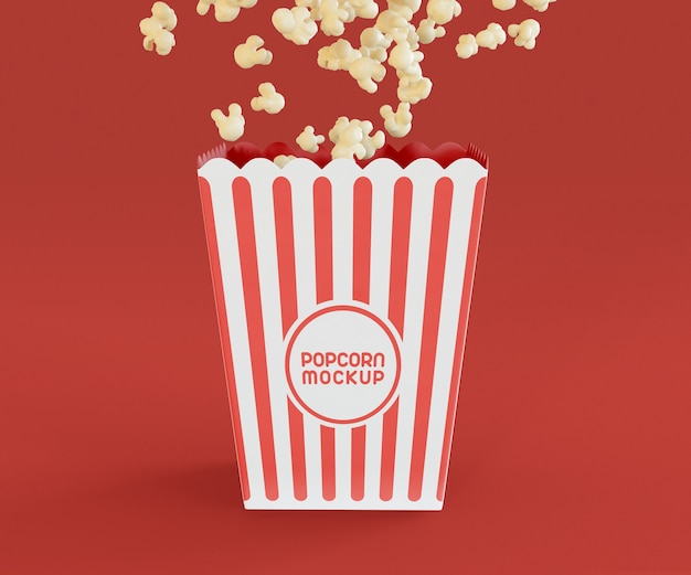 Scatola di popcorn Mockup