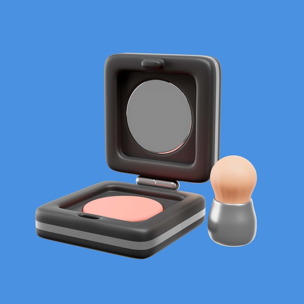 Gratis PSD schoonheid en make-up 3d pictogram