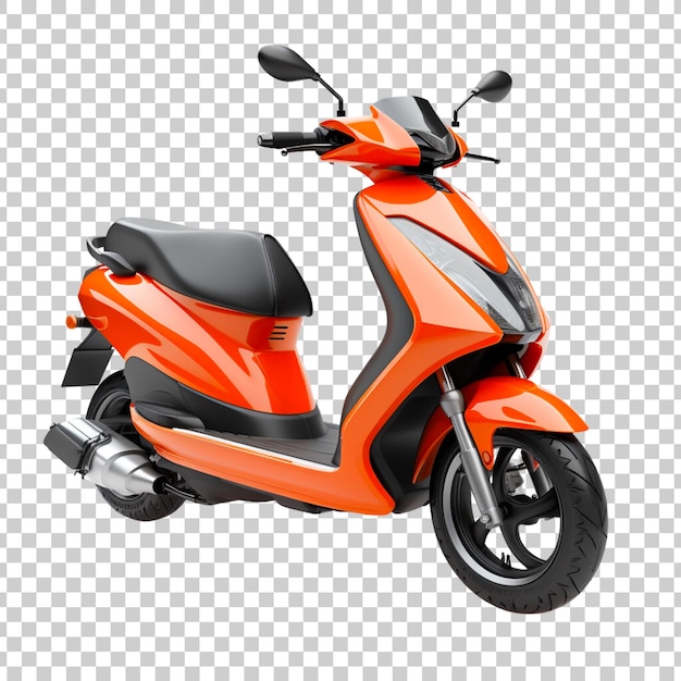 PSD gratuito scooter aislado sobre un fondo transparente