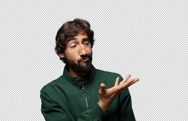 sentirse confundido y sin idea preguntándose sobre una explicación o pensamiento dudoso