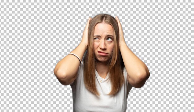 sentirse frustrado y molesto enfermo y cansado del fracaso harto de tareas aburridas y aburridas