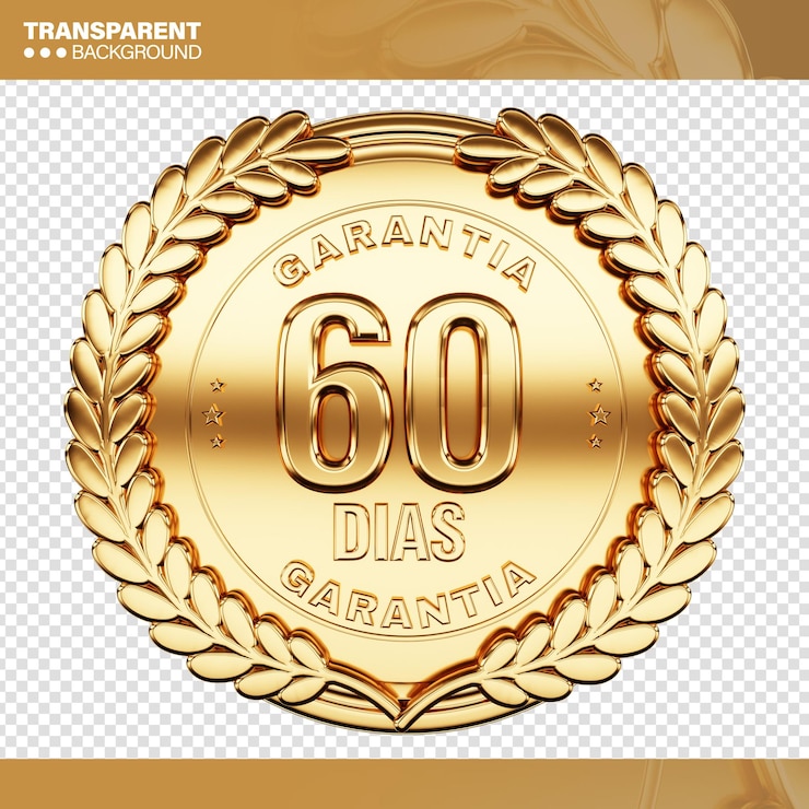 PSD Gratis sertifikat garansi belanja logo 3d realistis