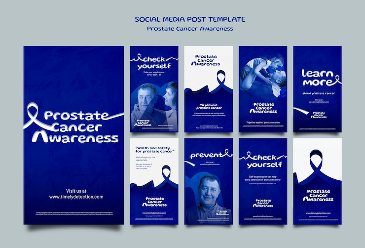 PSD gratuito set di storie sui social media di novembre blu