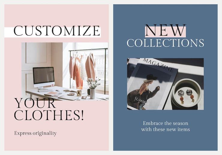 PSD gratuito set psd modello di business eco moda