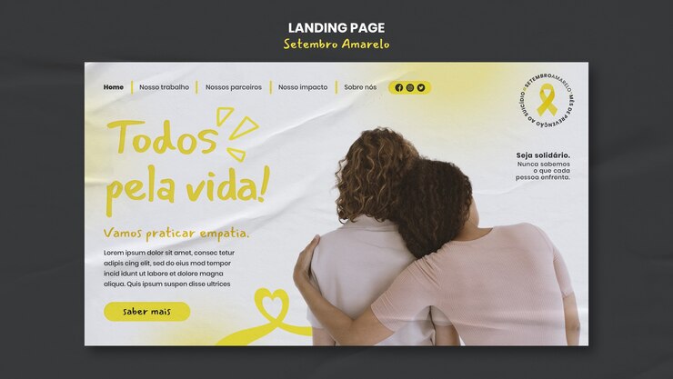 PSD gratuito setembro disegno modello amarelo