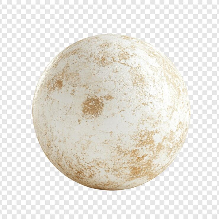 PSD gratuito sfera celeste rendering dettagliato di un pianeta simile alla luna